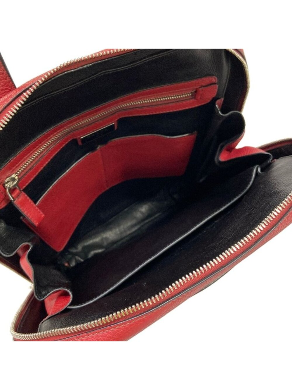 Prada Backpack Red Leather - Picture 7 of 15